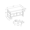 Monarch Specialties Tv Stand, 48 Inch, Console, Storage Drawers, Living Room, Bedroom, Laminate, Grey I 2871